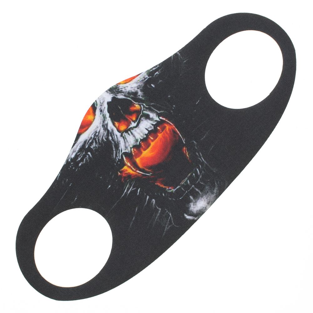 Zac's Alter Ego - Fire in Werewolf/Skull Face mask - Face mask - Multicolours